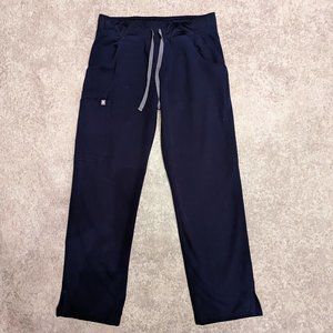 Navy Kade Cargo Scrub Pants